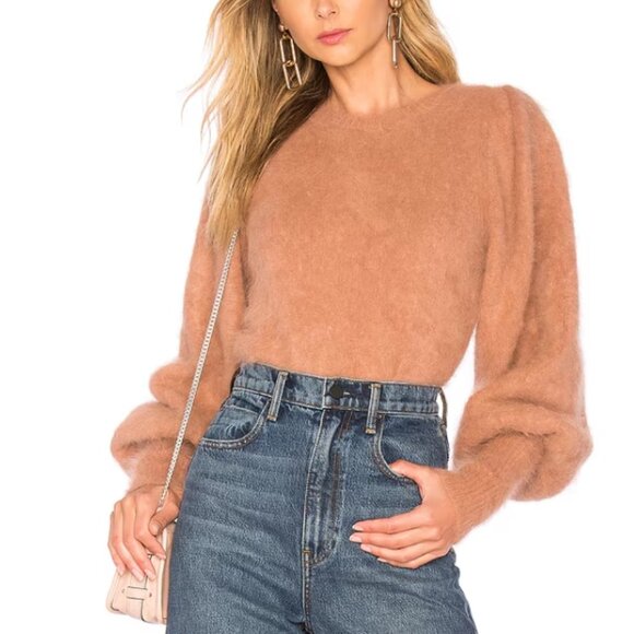 ULLA JOHNSON Labelle Pullover Angora Sweater - Picture 1 of 4